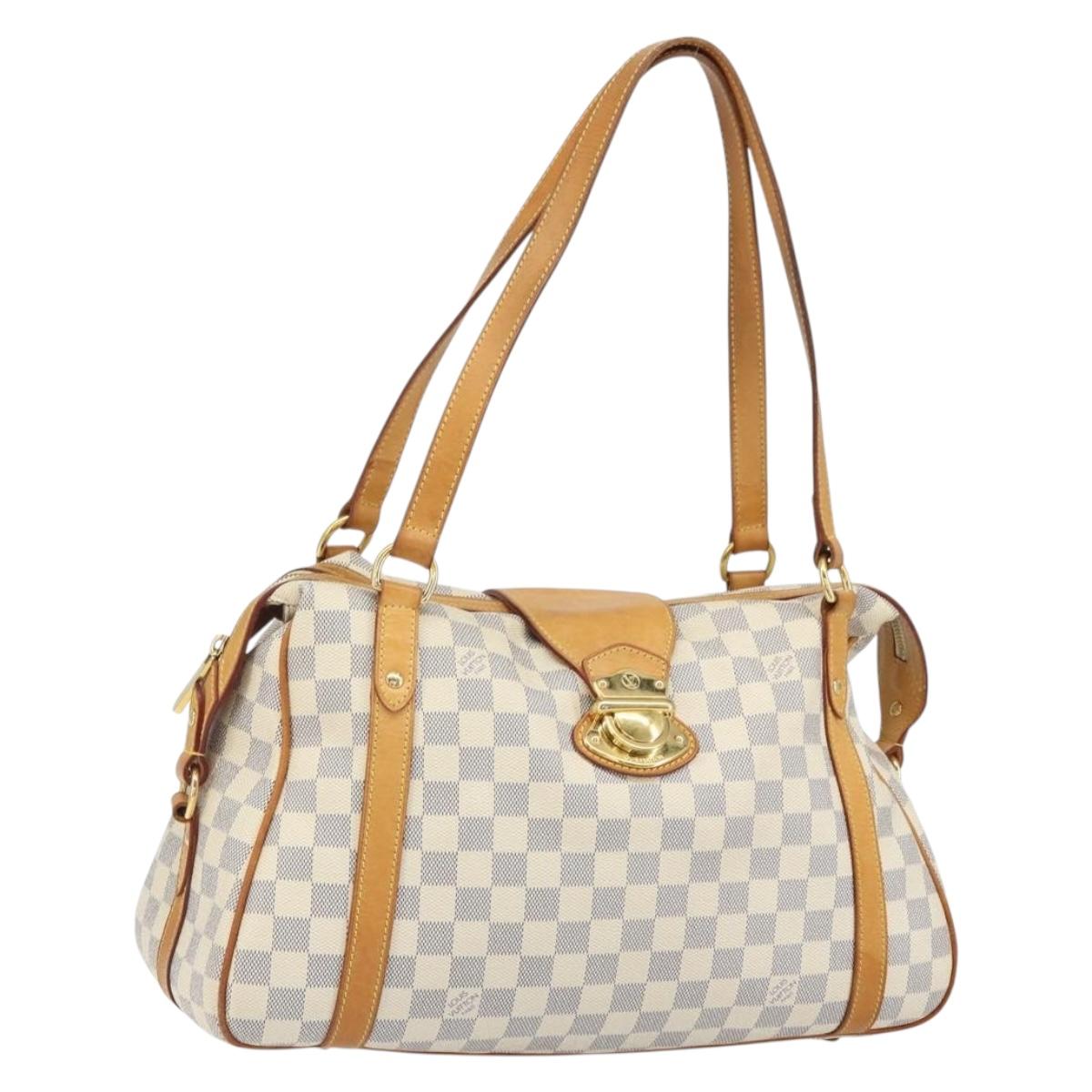 LOUIS VUITTON Damier Azur Stresa PM Tote Bag M51188 LV Auth 163889A