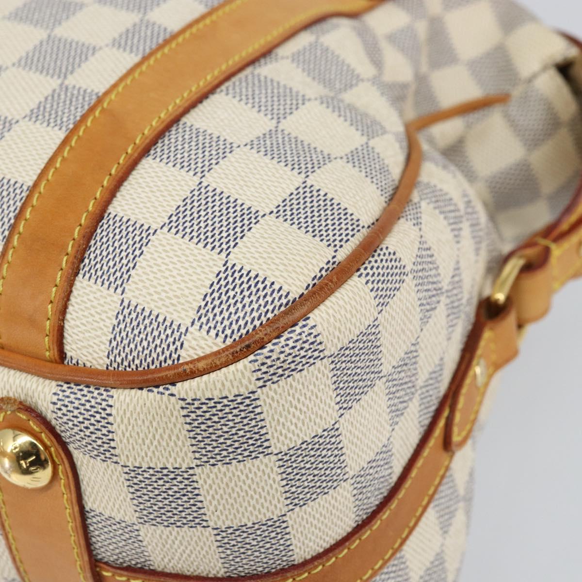 LOUIS VUITTON Damier Azur Stresa PM Tote Bag M51188 LV Auth 163889A
