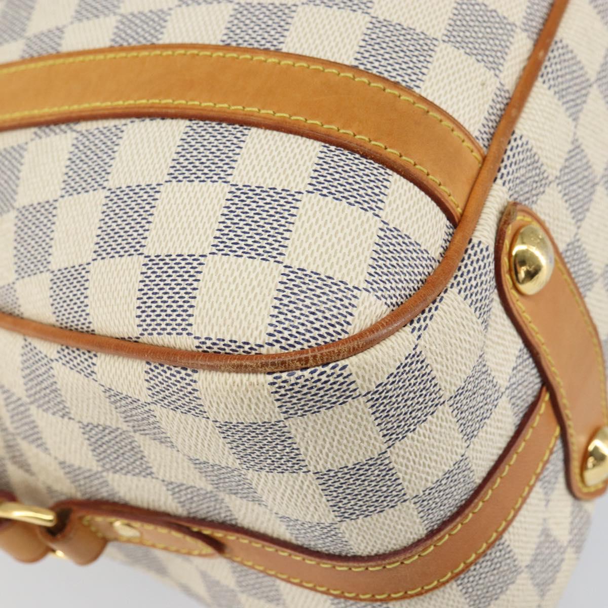 LOUIS VUITTON Damier Azur Stresa PM Tote Bag M51188 LV Auth 163889A