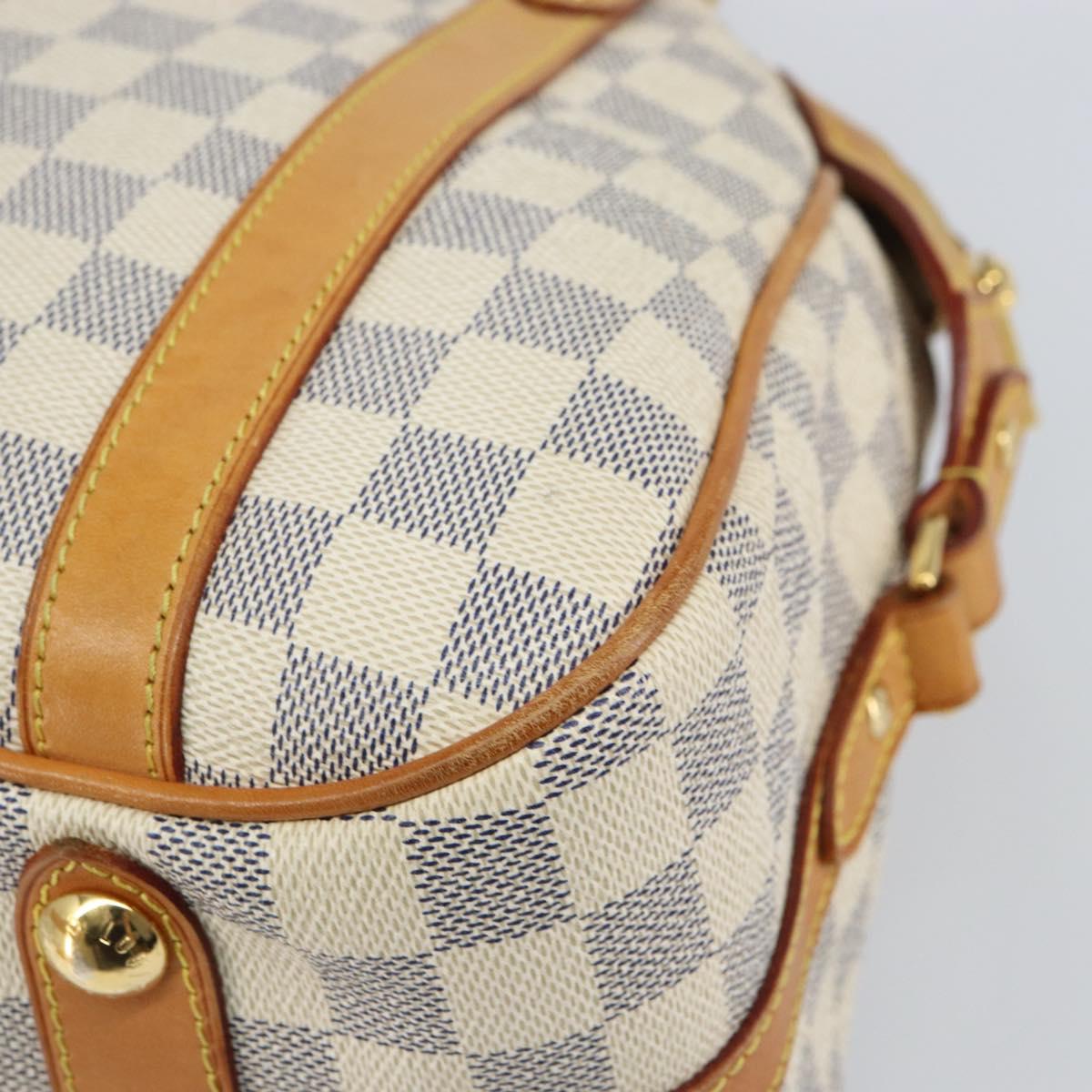 LOUIS VUITTON Damier Azur Stresa PM Tote Bag M51188 LV Auth 163889A