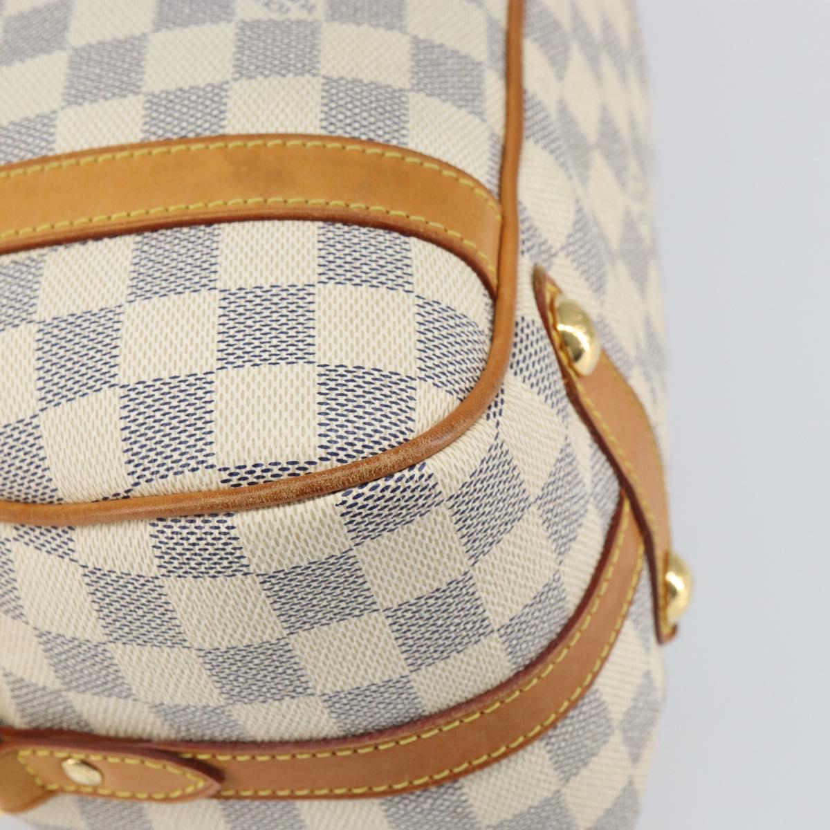 LOUIS VUITTON Damier Azur Stresa PM Tote Bag M51188 LV Auth 163889A