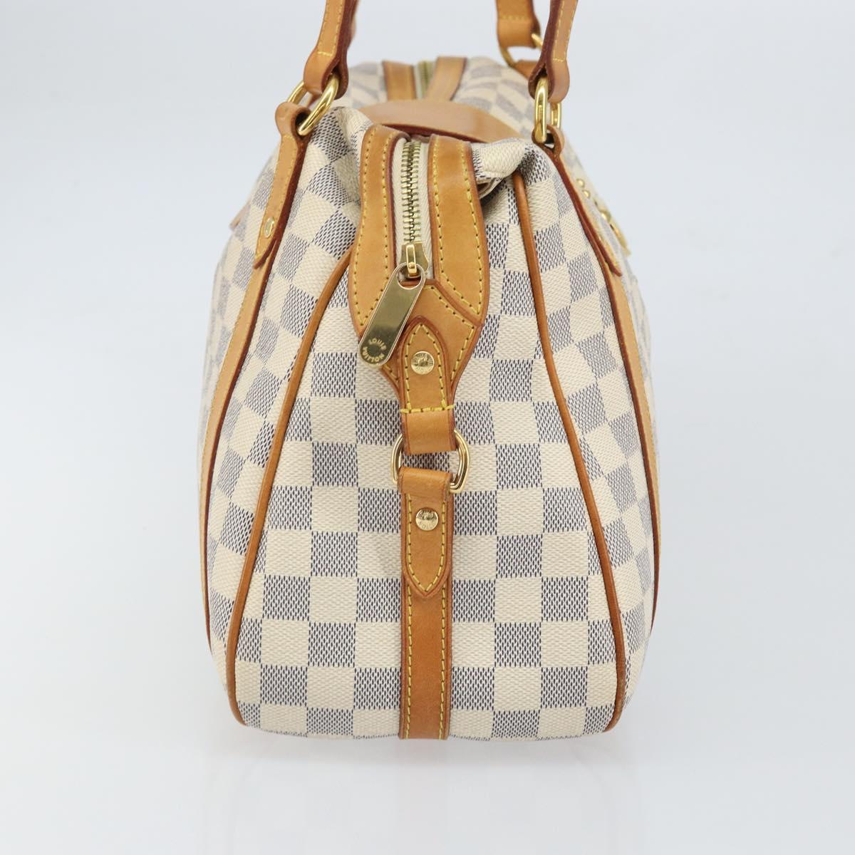 LOUIS VUITTON Damier Azur Stresa PM Tote Bag M51188 LV Auth 163889A