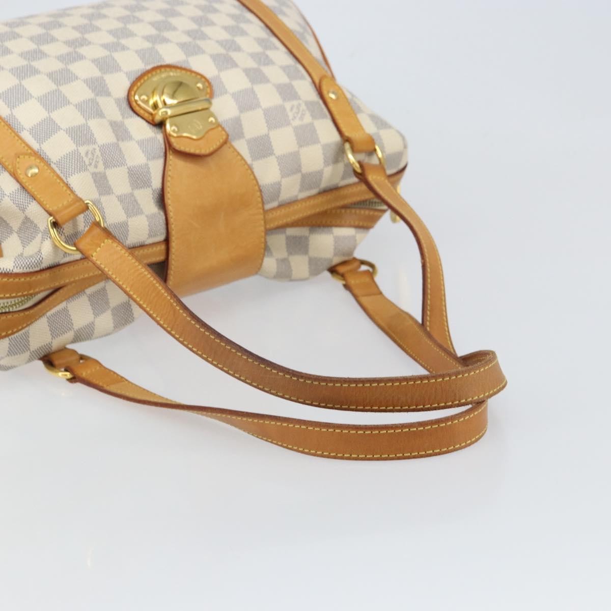 LOUIS VUITTON Damier Azur Stresa PM Tote Bag M51188 LV Auth 163889A