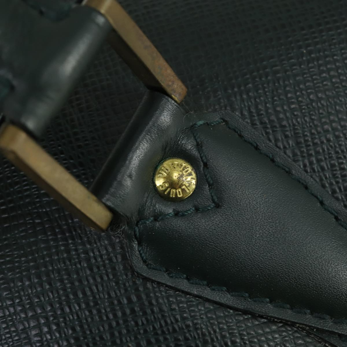 LOUIS VUITTON Taiga Elanga An Poche Boston Bag Acajou M30104 LV Auth 163911