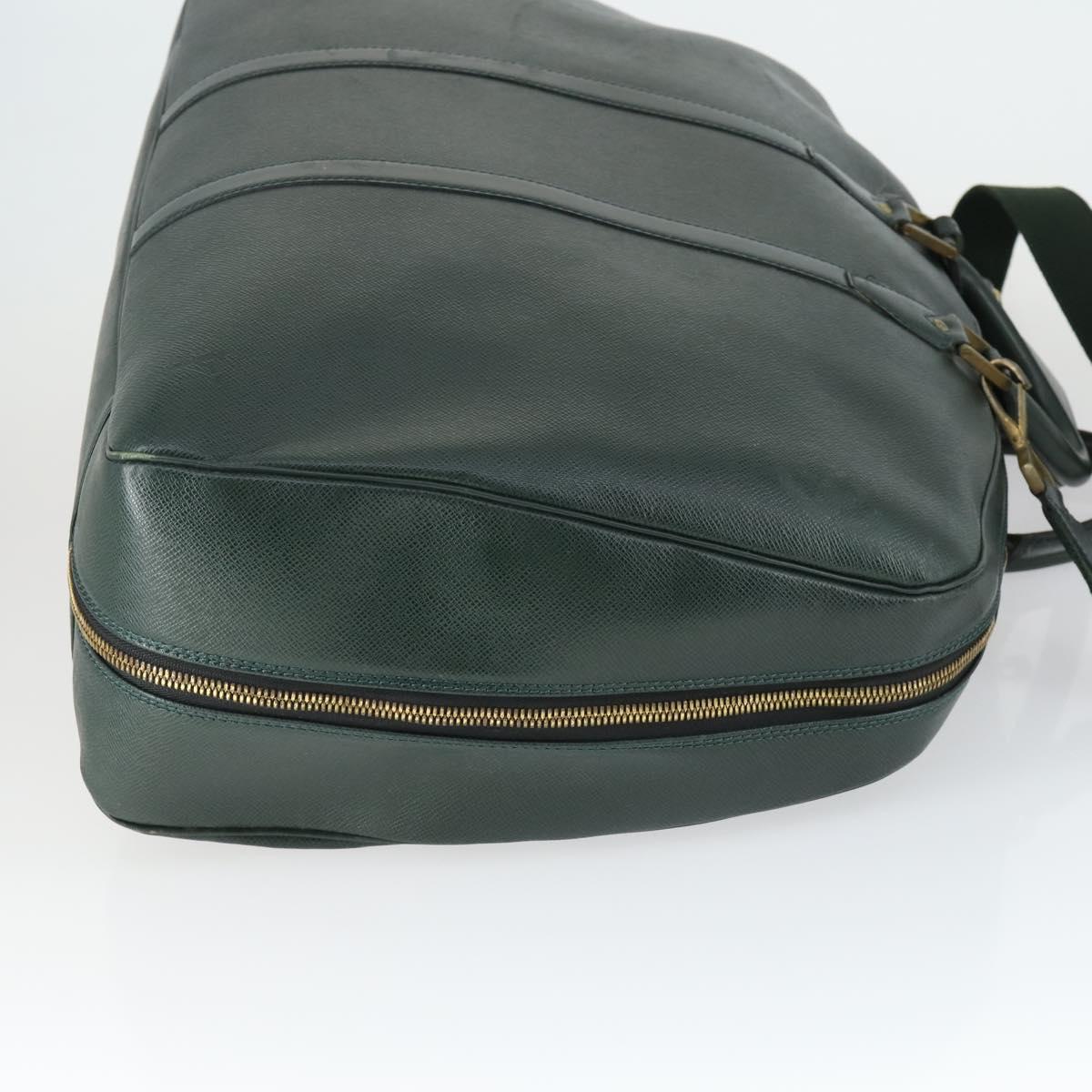 LOUIS VUITTON Taiga Elanga An Poche Boston Bag Acajou M30104 LV Auth 163911