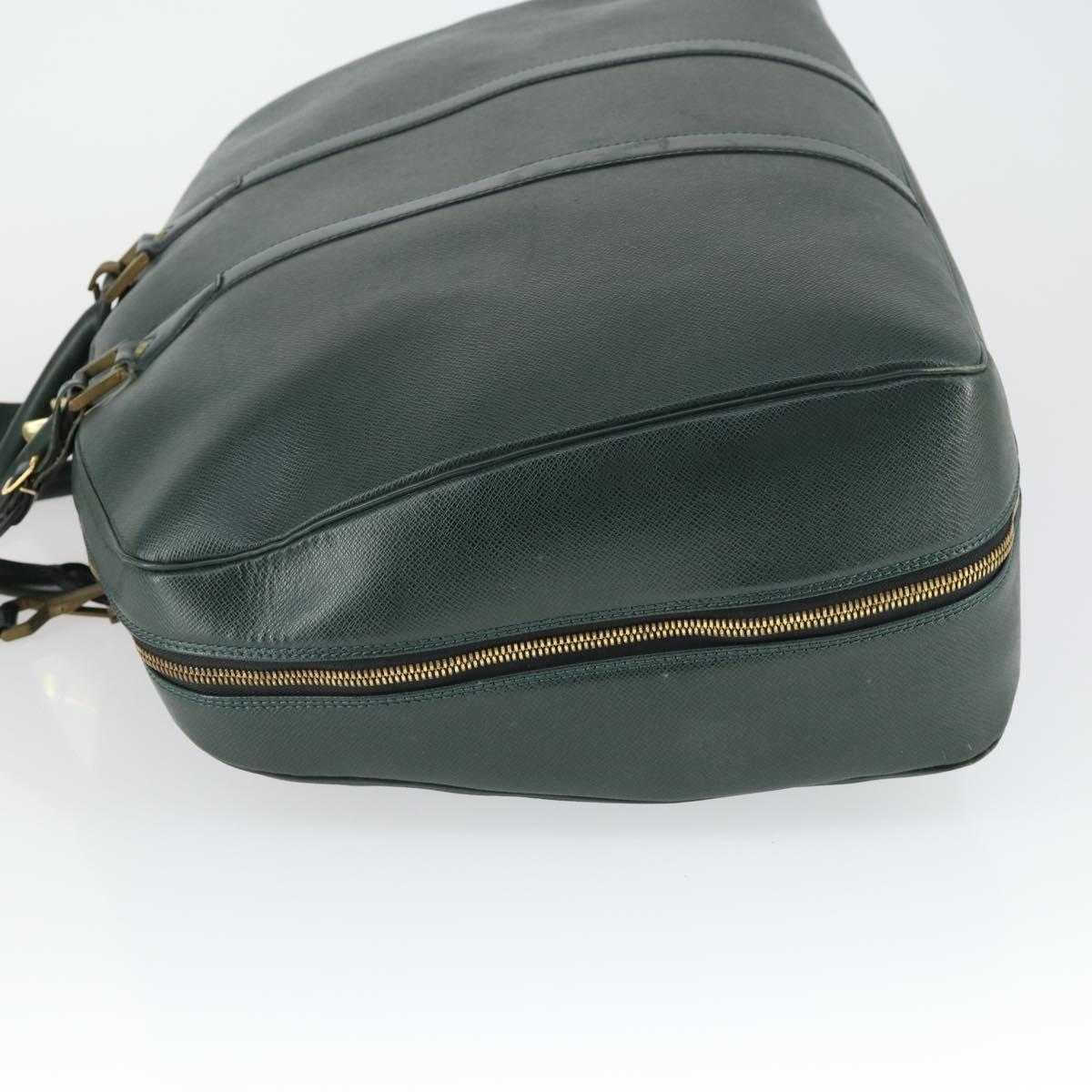 LOUIS VUITTON Taiga Elanga An Poche Boston Bag Acajou M30104 LV Auth 163911