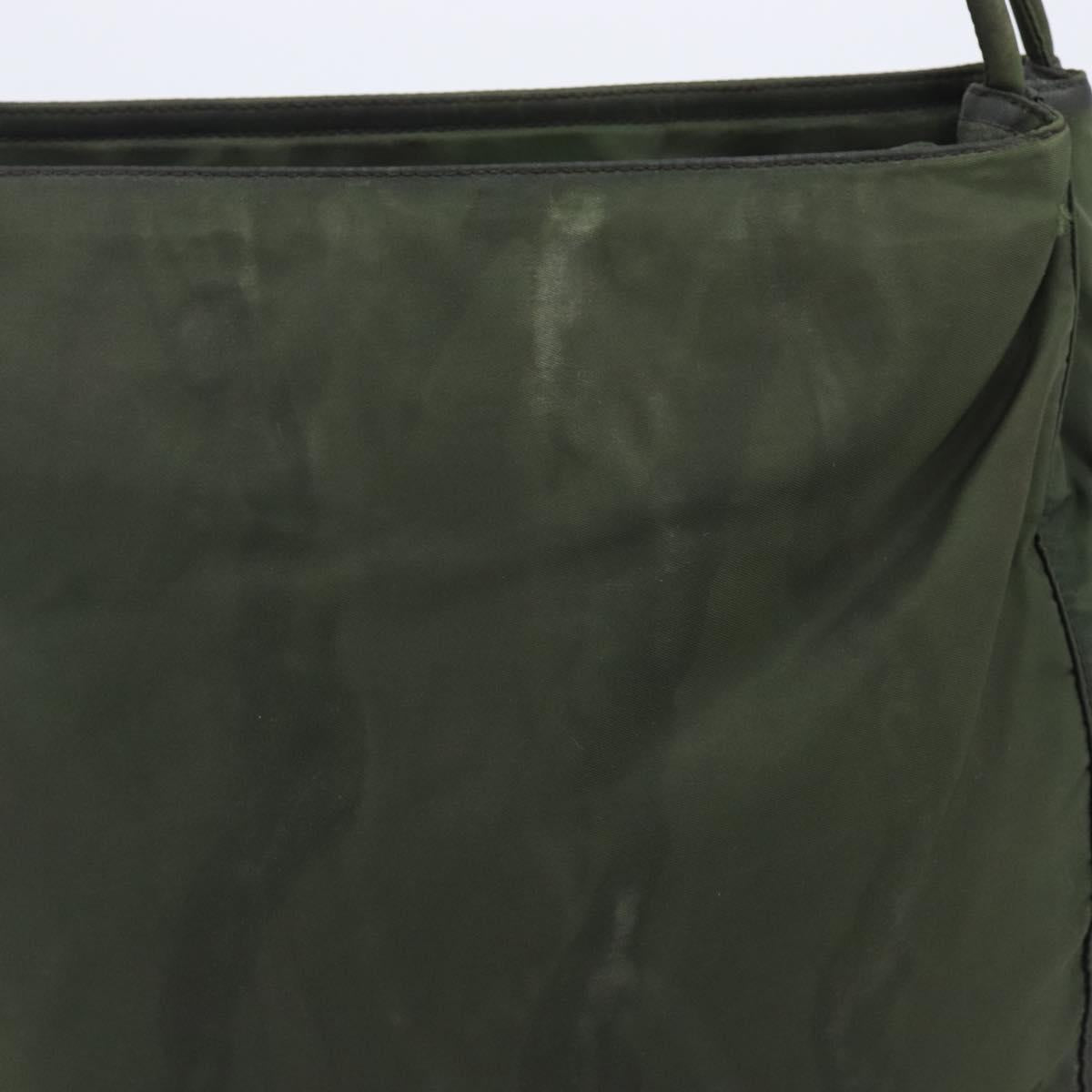 PRADA Hand Bag Nylon 5 Set Khaki Auth 163940