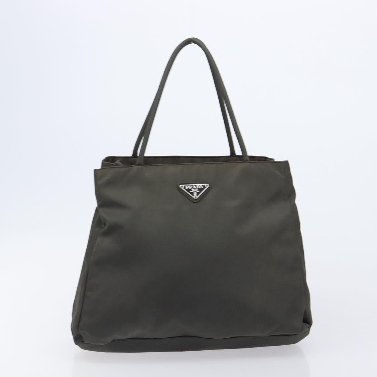 PRADA Hand Bag Nylon 5 Set Khaki Auth 163940