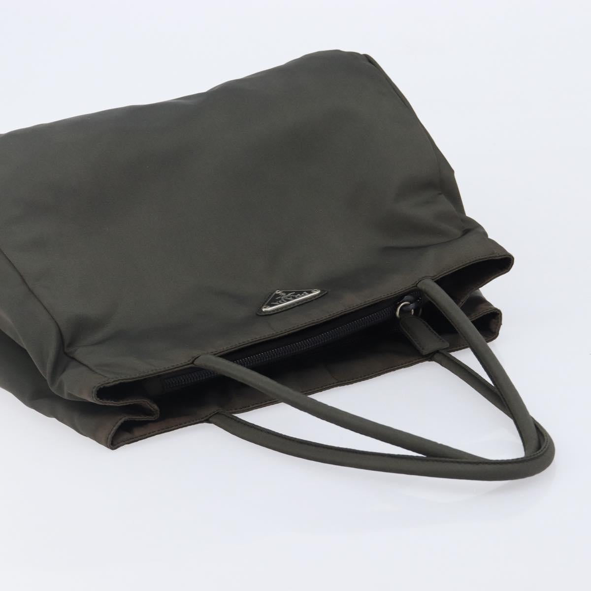 PRADA Hand Bag Nylon 5 Set Khaki Auth 163940