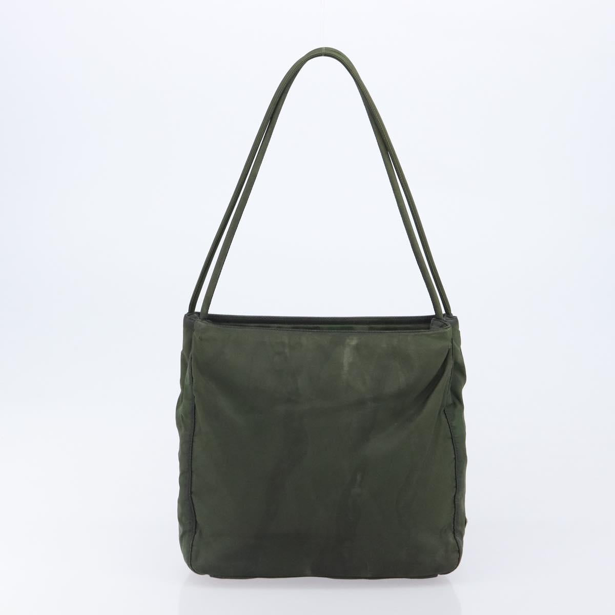 PRADA Hand Bag Nylon 5 Set Khaki Auth 163940