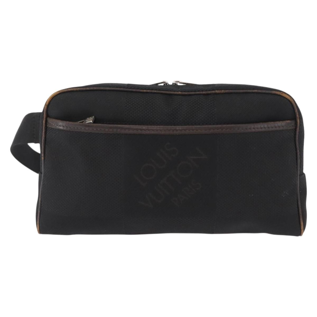 LOUIS VUITTON Damier Geant Acrobat Shoulder Bag Canvas Black M93620 Auth 163961