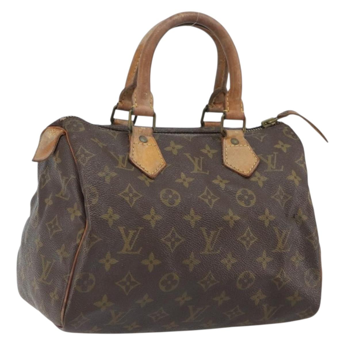 LOUIS VUITTON Monogram Speedy 25 Hand Bag M41528 LV Auth 163965