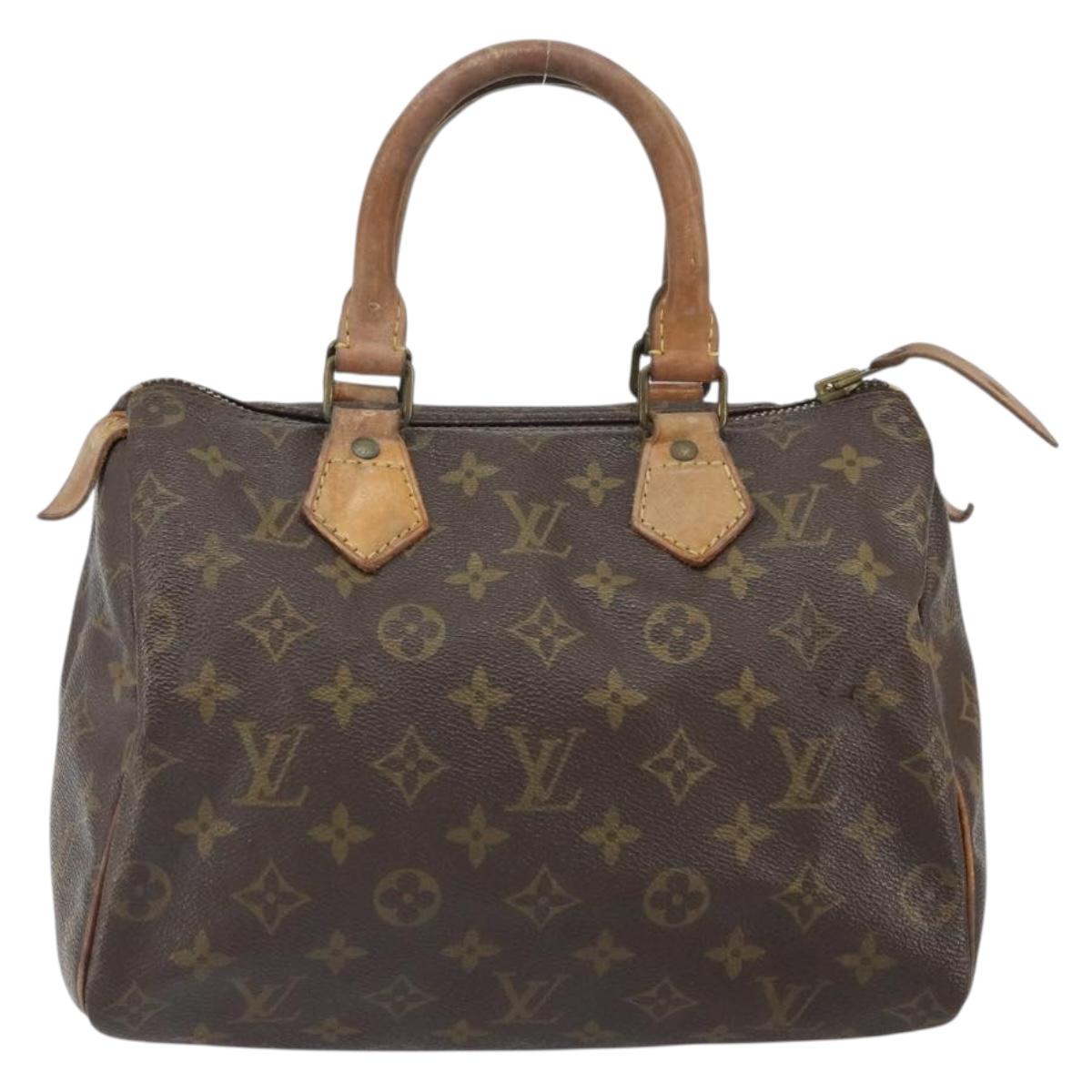 LOUIS VUITTON Monogram Speedy 25 Hand Bag M41528 LV Auth 163965