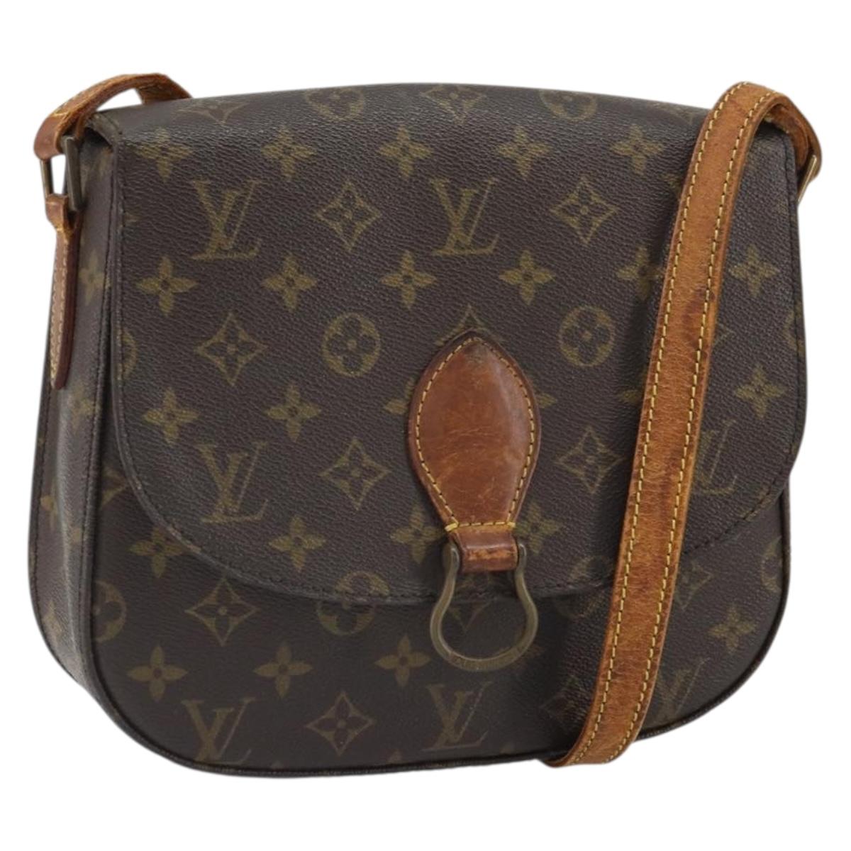 LOUIS VUITTON Monogram Saint Cloud GM Shoulder Bag M51242 LV Auth 163966