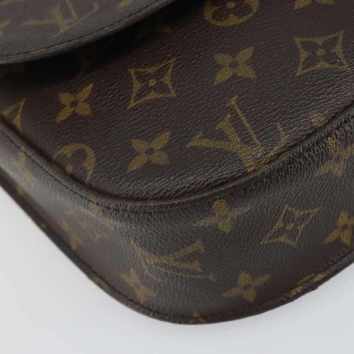 LOUIS VUITTON Monogram Saint Cloud GM Shoulder Bag M51242 LV Auth 163966