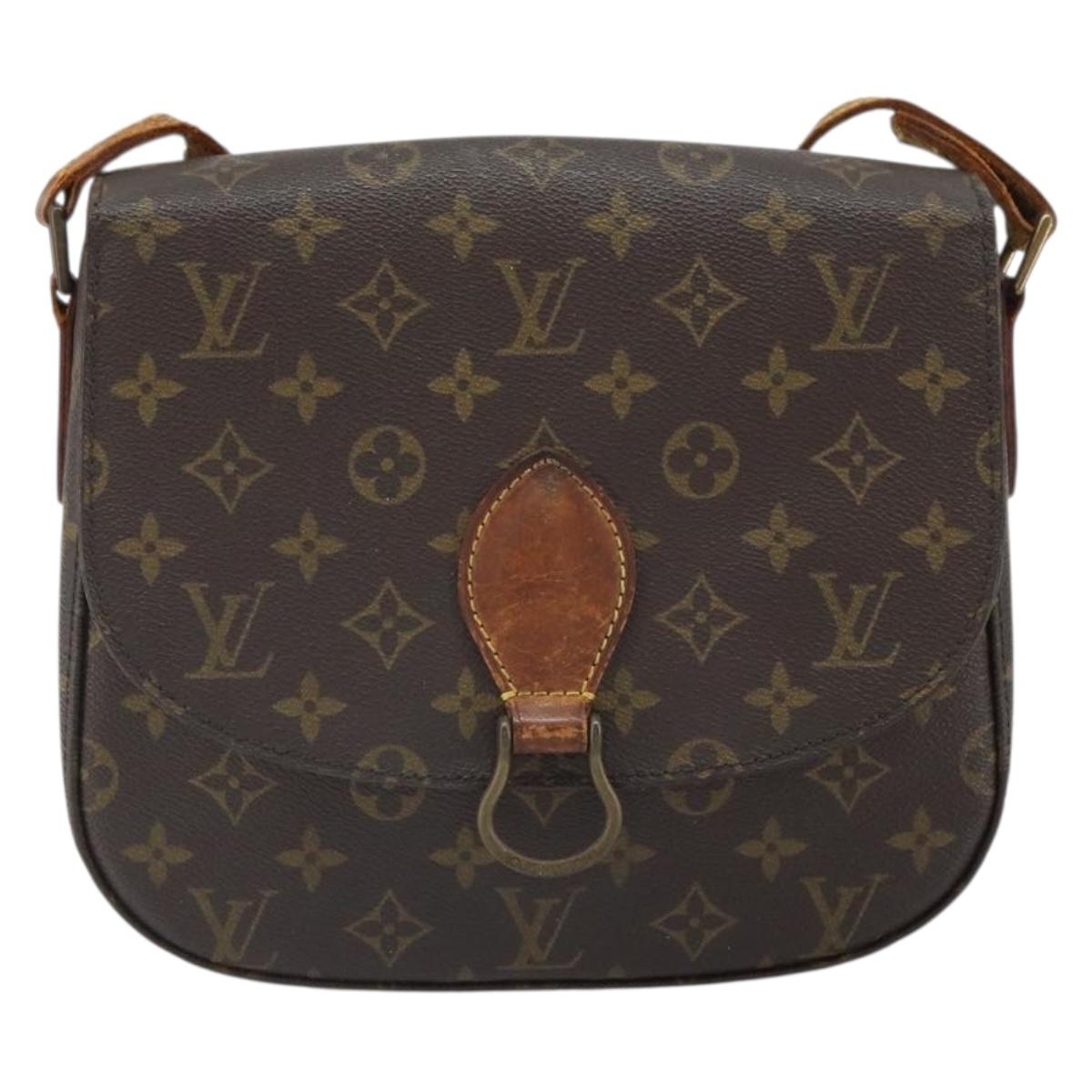 LOUIS VUITTON Monogram Saint Cloud GM Shoulder Bag M51242 LV Auth 163966
