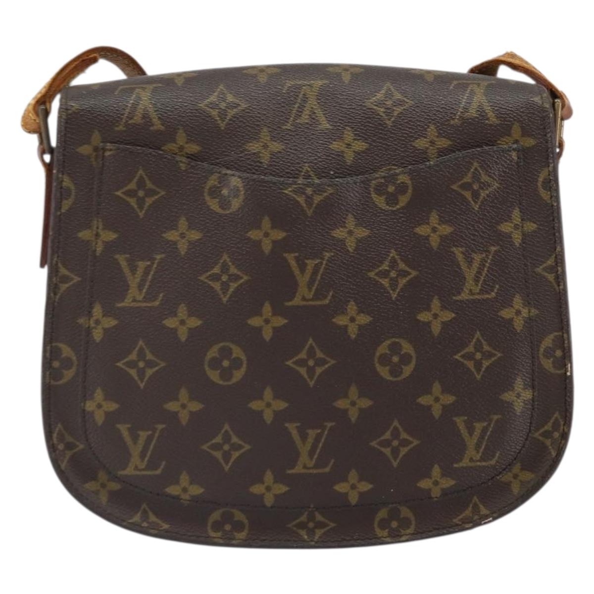 LOUIS VUITTON Monogram Saint Cloud GM Shoulder Bag M51242 LV Auth 163966
