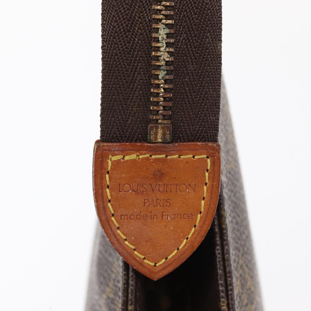 LOUIS VUITTON Monogram Poche Toilette 19 Pouch M47544 LV Auth 163968