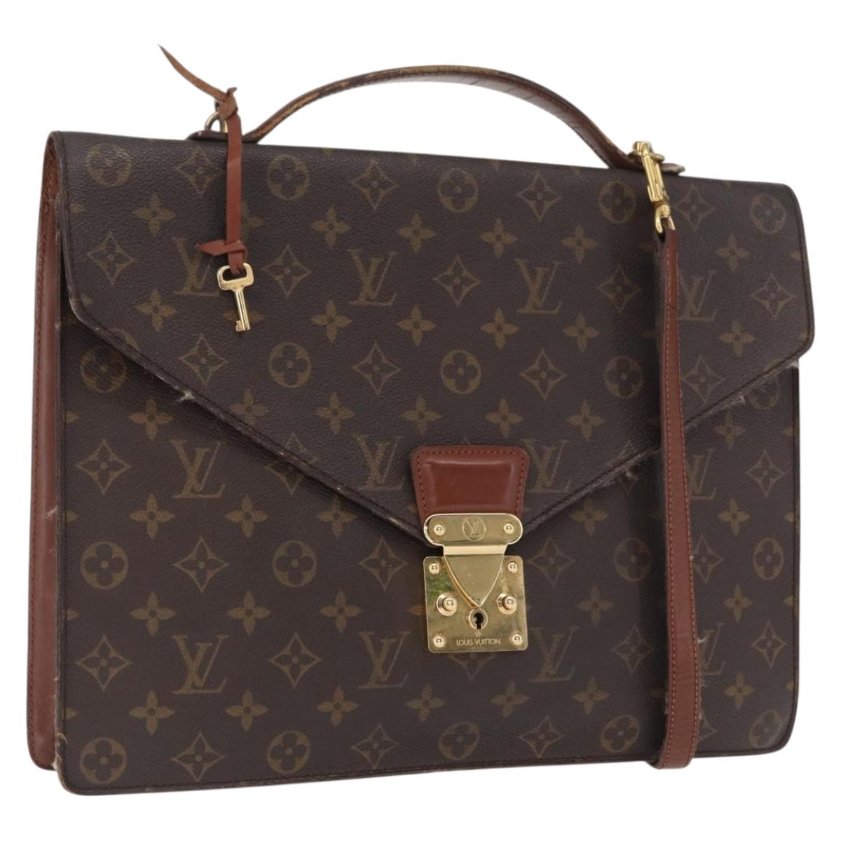 LOUIS VUITTON Monogram Porte Documents Bandouliere Bag M53338 LV Auth 163970