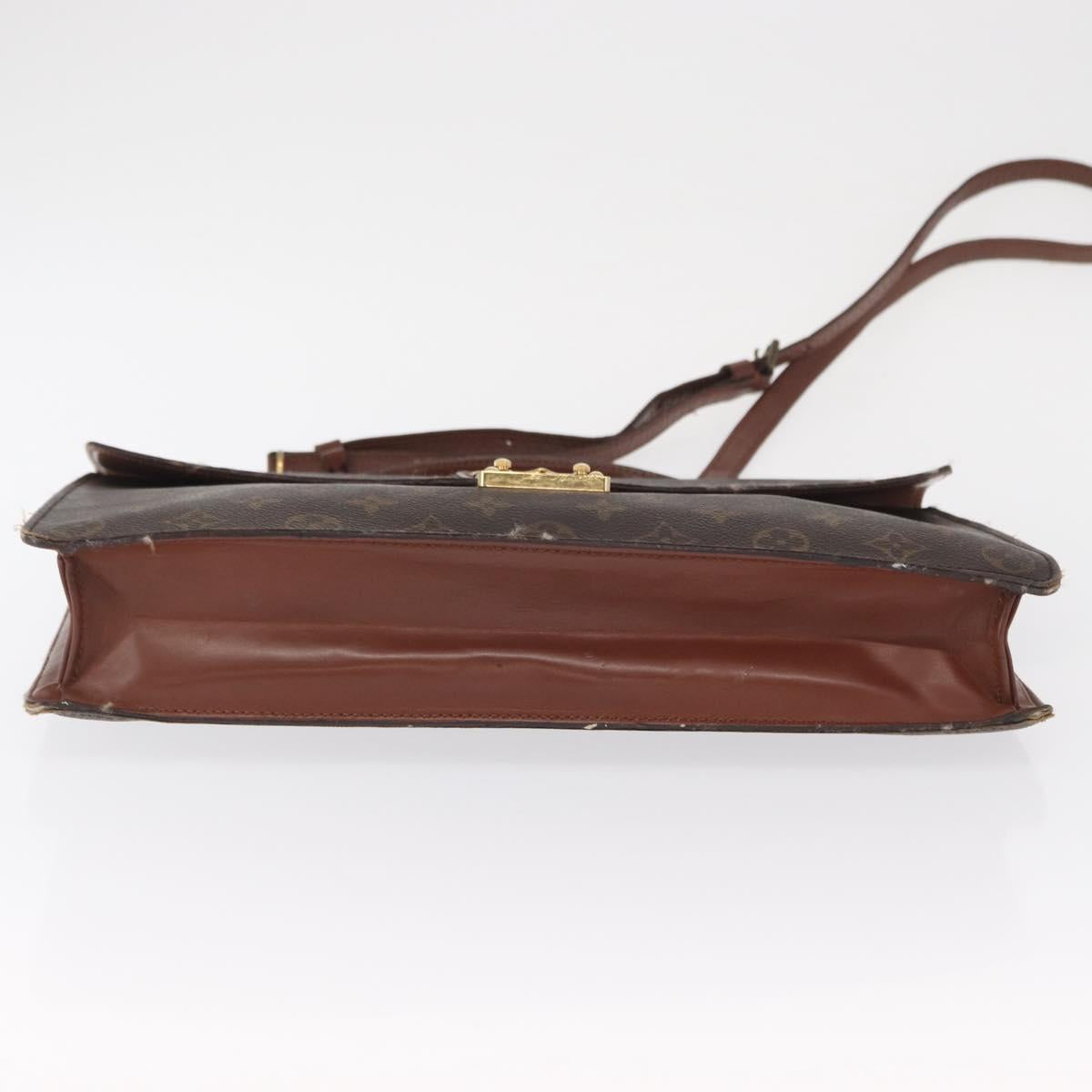 LOUIS VUITTON Monogram Porte Documents Bandouliere Bag M53338 LV Auth 163970