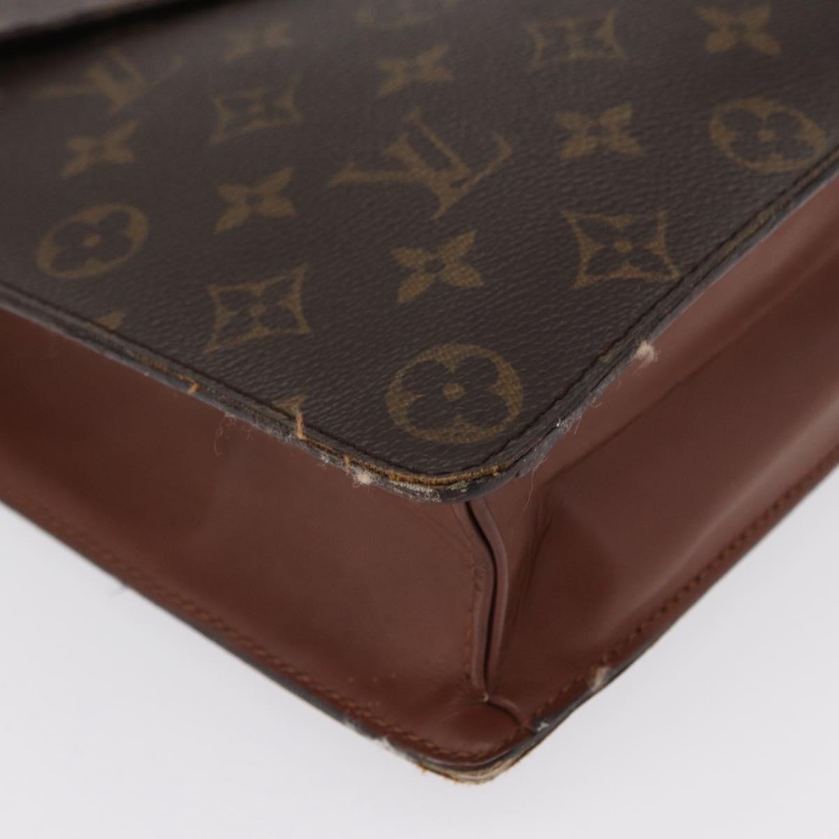 LOUIS VUITTON Monogram Porte Documents Bandouliere Bag M53338 LV Auth 163970