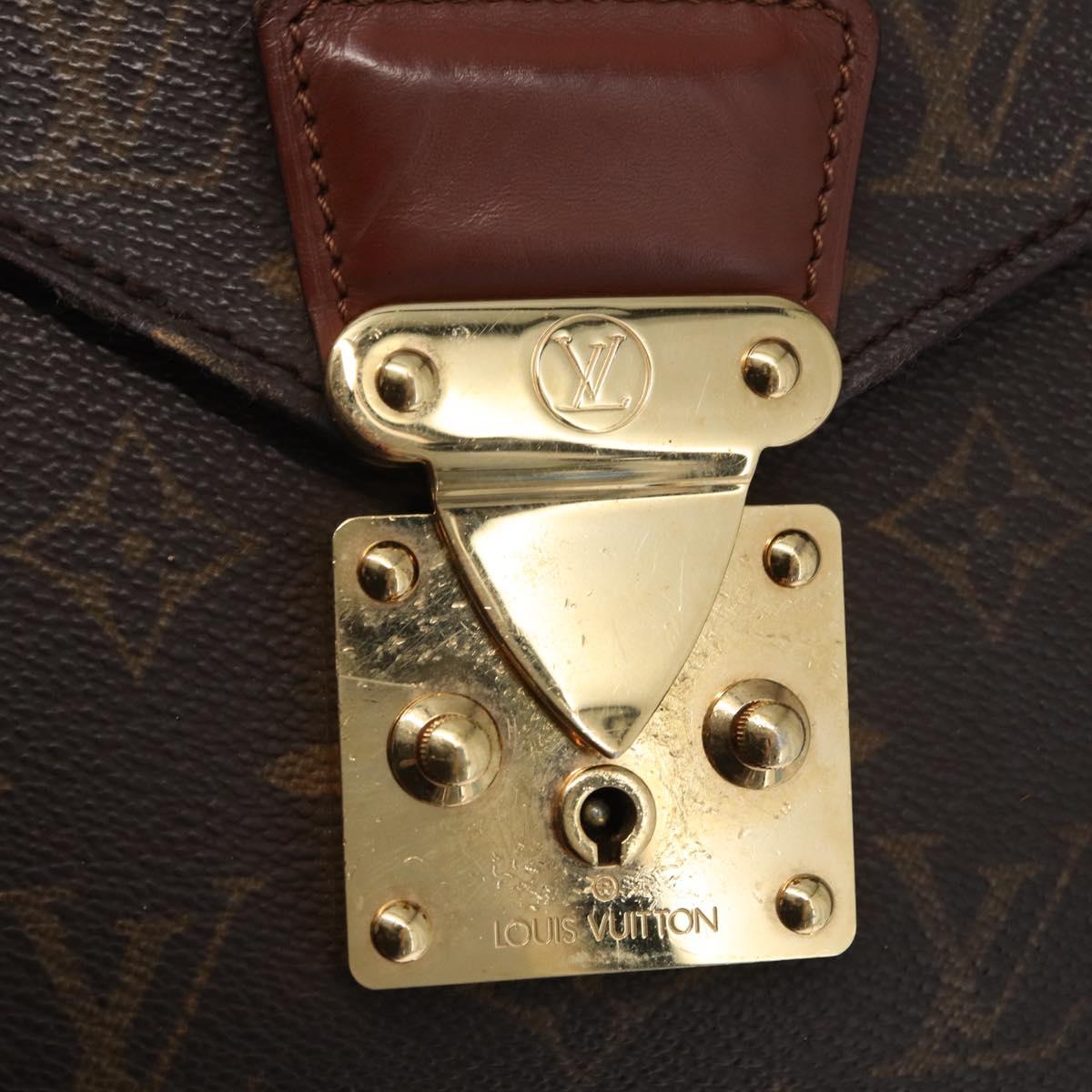 LOUIS VUITTON Monogram Porte Documents Bandouliere Bag M53338 LV Auth 163970