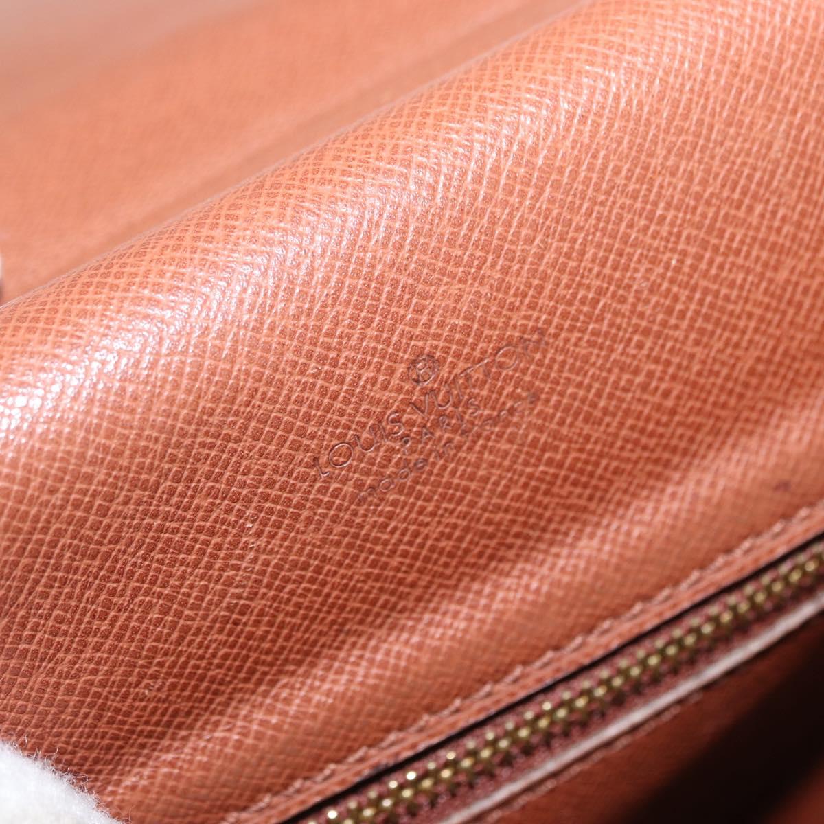 LOUIS VUITTON Monogram Porte Documents Bandouliere Bag M53338 LV Auth 163970
