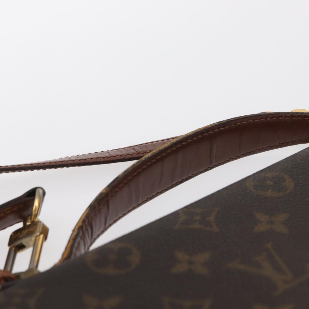 LOUIS VUITTON Monogram Porte Documents Bandouliere Bag M53338 LV Auth 163970