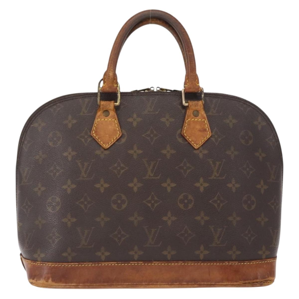 LOUIS VUITTON Monogram Alma Hand Bag M51130 LV Auth 163971
