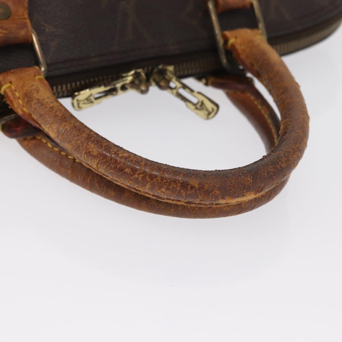 LOUIS VUITTON Monogram Alma Hand Bag M51130 LV Auth 163971