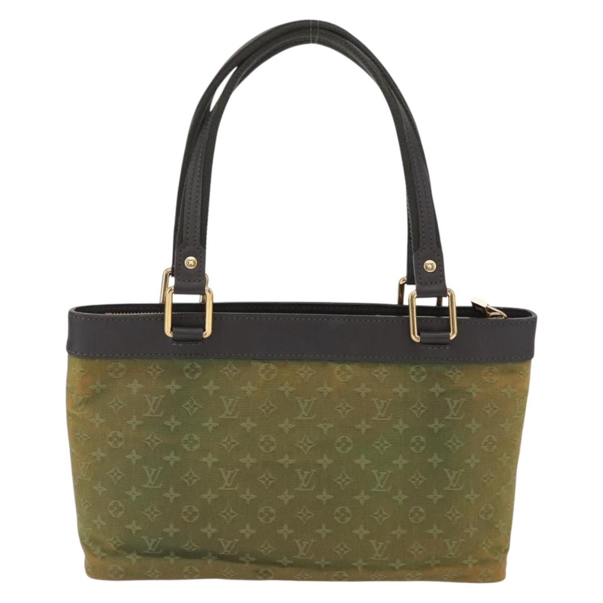 LOUIS VUITTON Monogram Mini Lucille PM Hand Bag TST Khaki M92682 LV Auth 163972