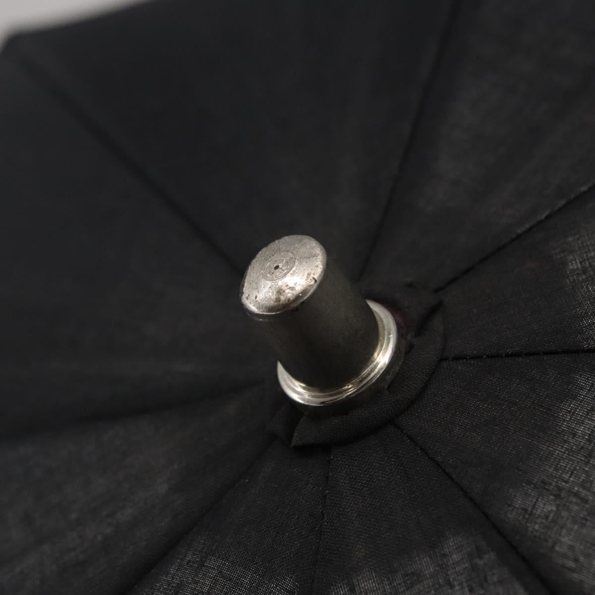 FENDI Zucca Canvas Umbrella Nylon Black Auth 163979
