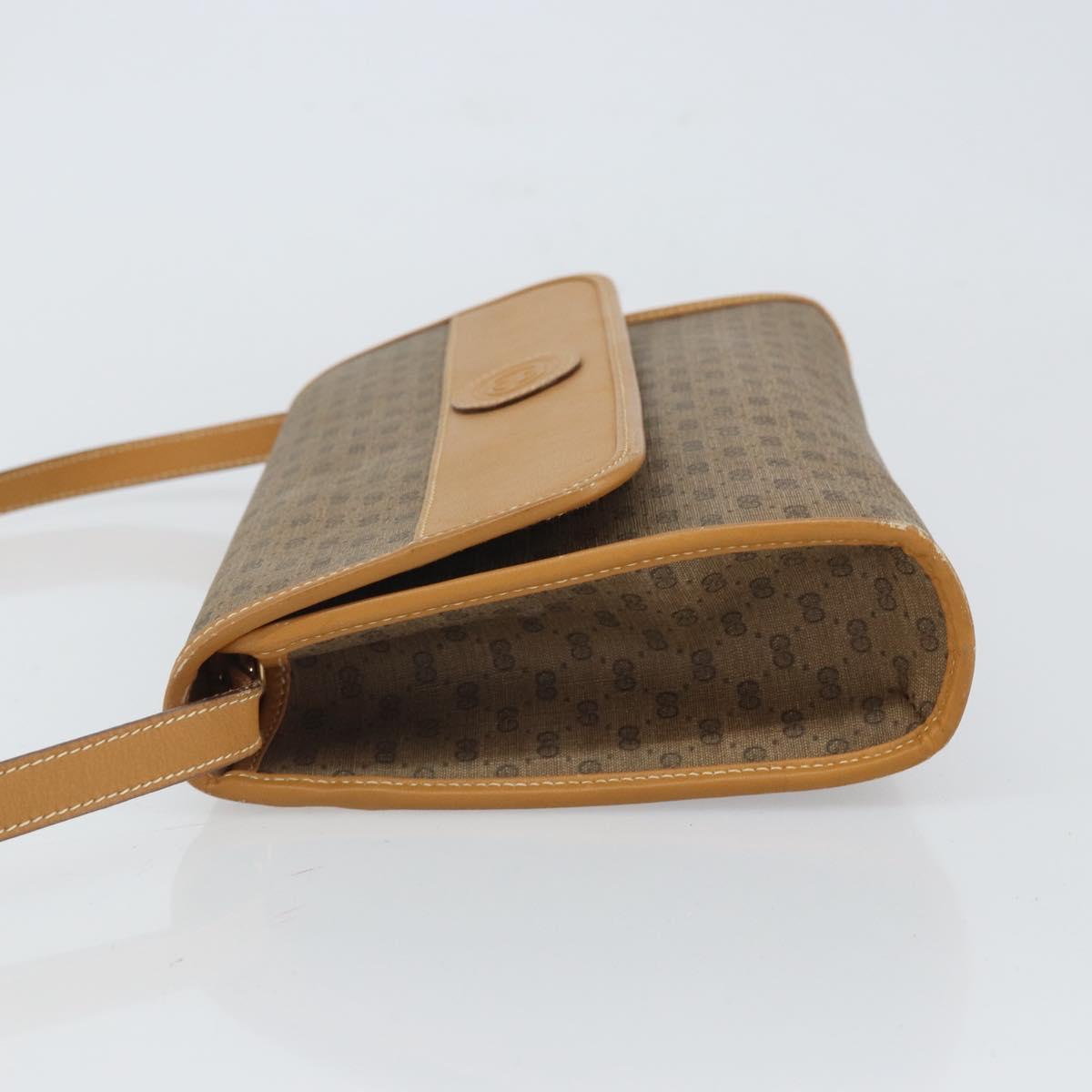 GUCCI Micro GG Supreme Shoulder Bag PVC Beige Gold 004 14 0264 Auth 163995