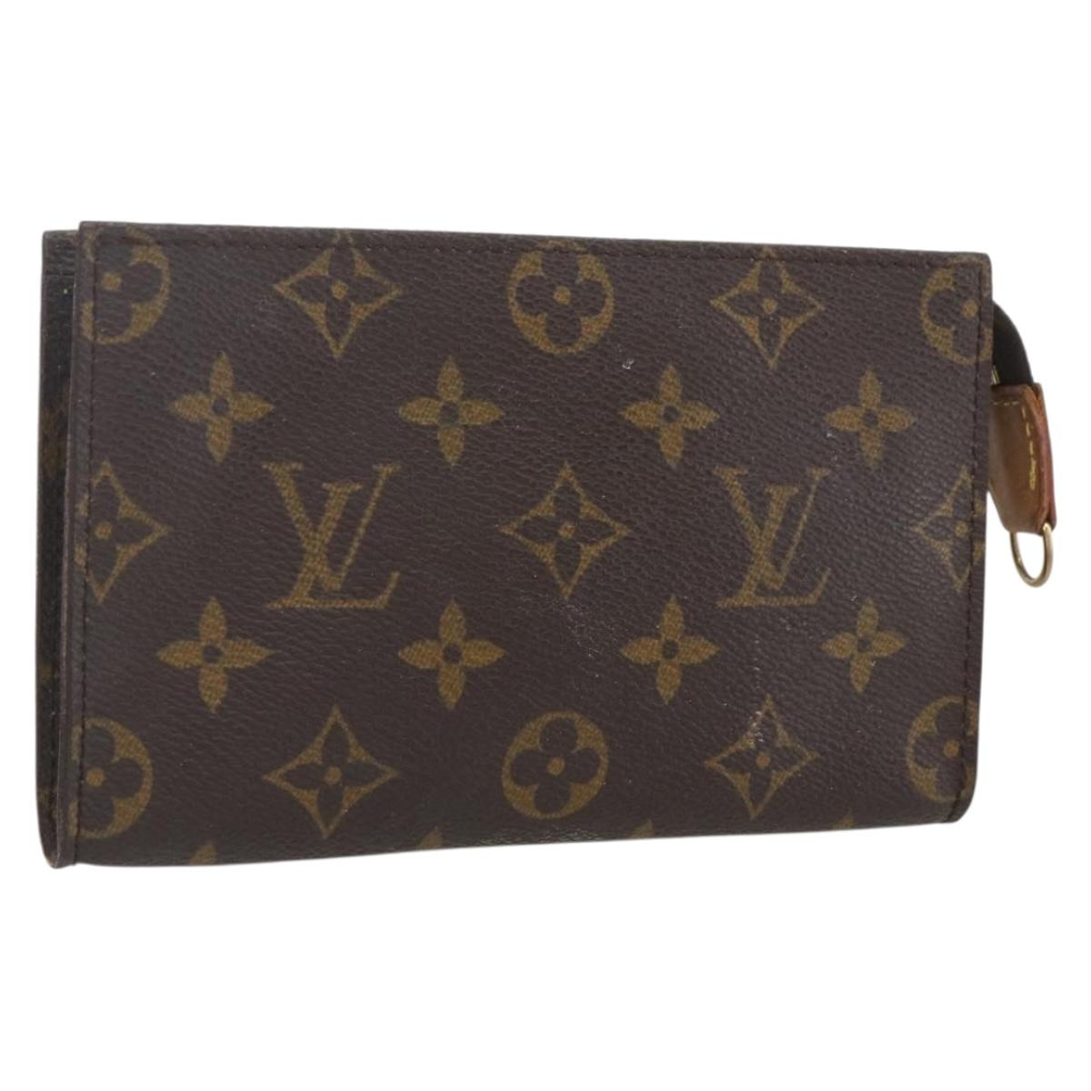 LOUIS VUITTON Monogram Bucket PM Accessory Pouch LV Auth 163996