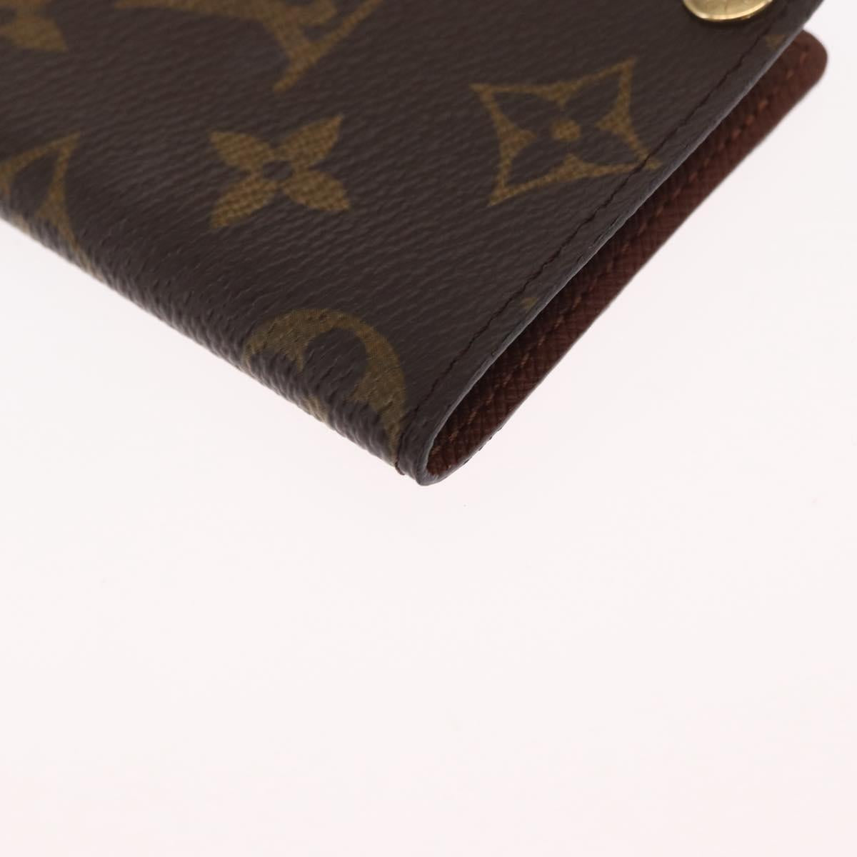 LOUIS VUITTON Monogram Porto Cartes Crdit Pression Card Case M60937 Auth 163997