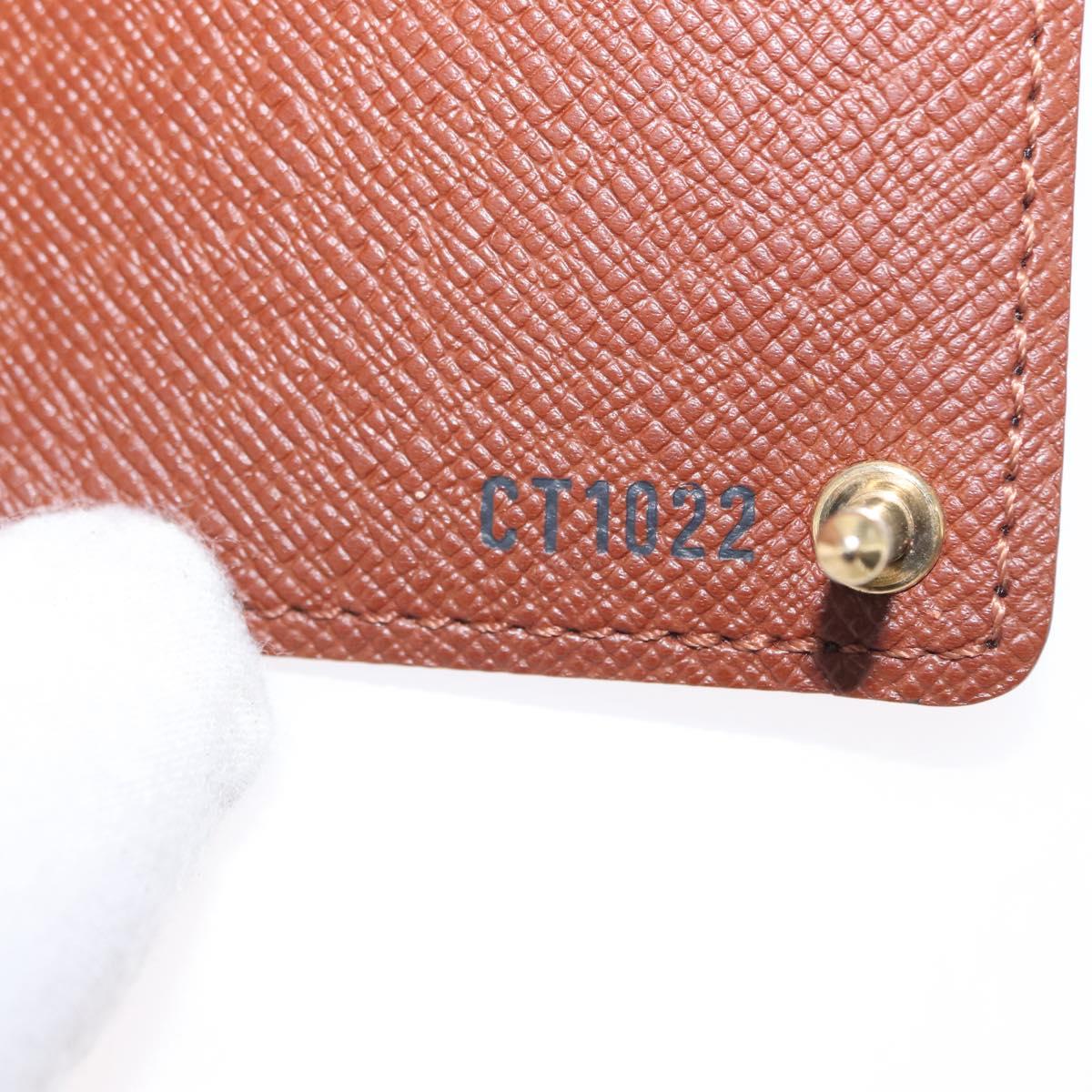 LOUIS VUITTON Monogram Porto Cartes Crdit Pression Card Case M60937 Auth 163997