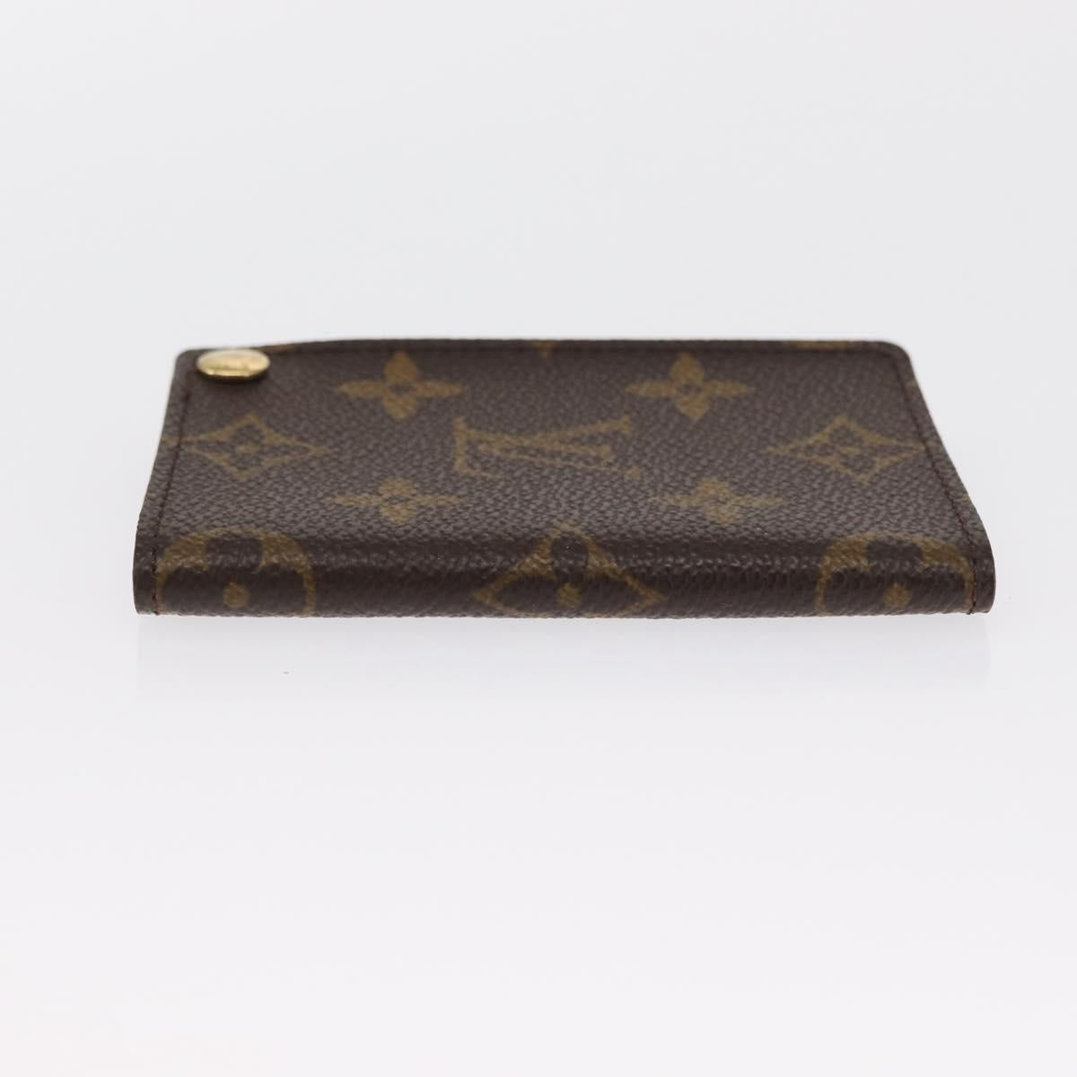LOUIS VUITTON Monogram Porto Cartes Crdit Pression Card Case M60937 Auth 163997