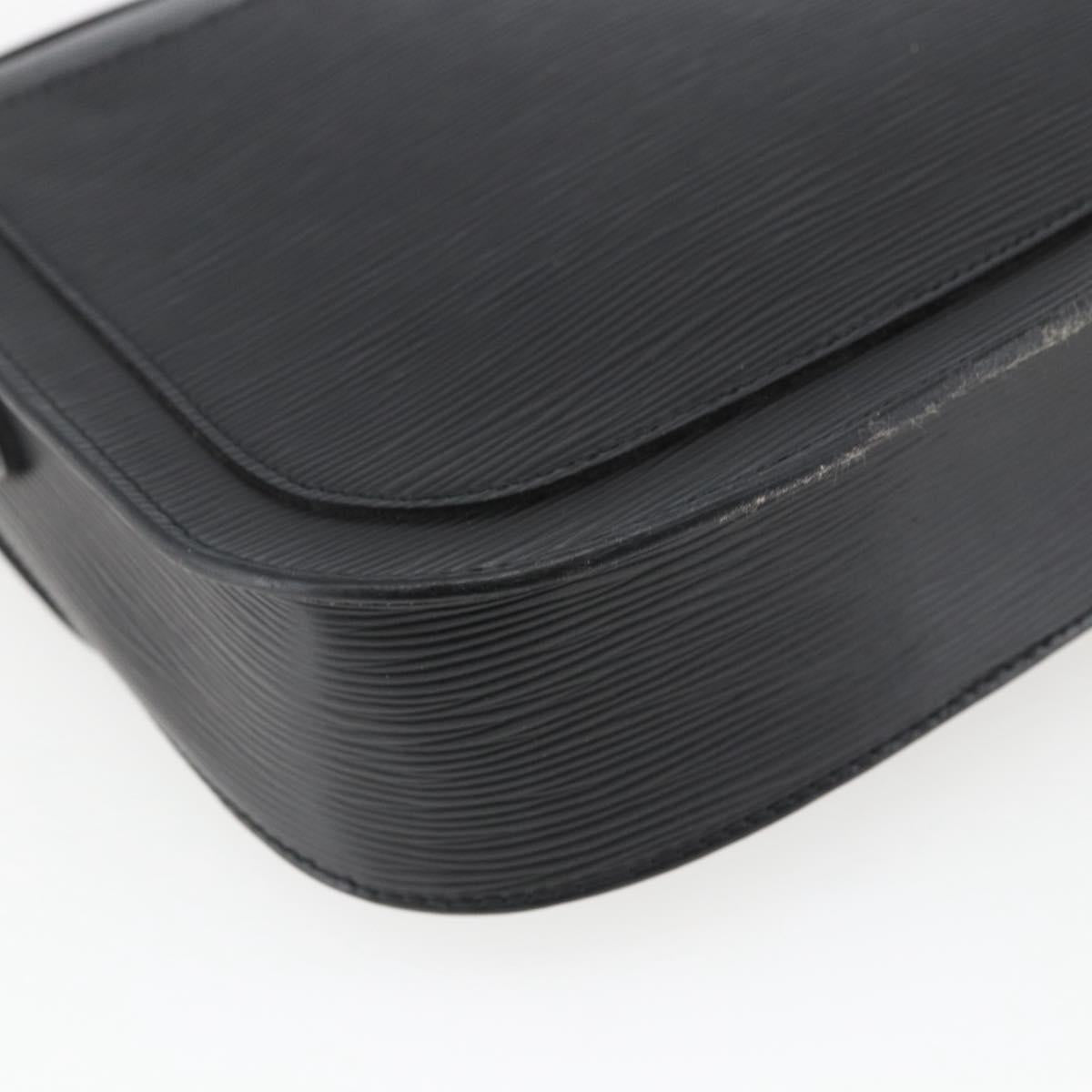 LOUIS VUITTON Epi Saint Cloud GM Shoulder Bag Black Noir M52192 LV Auth 164012