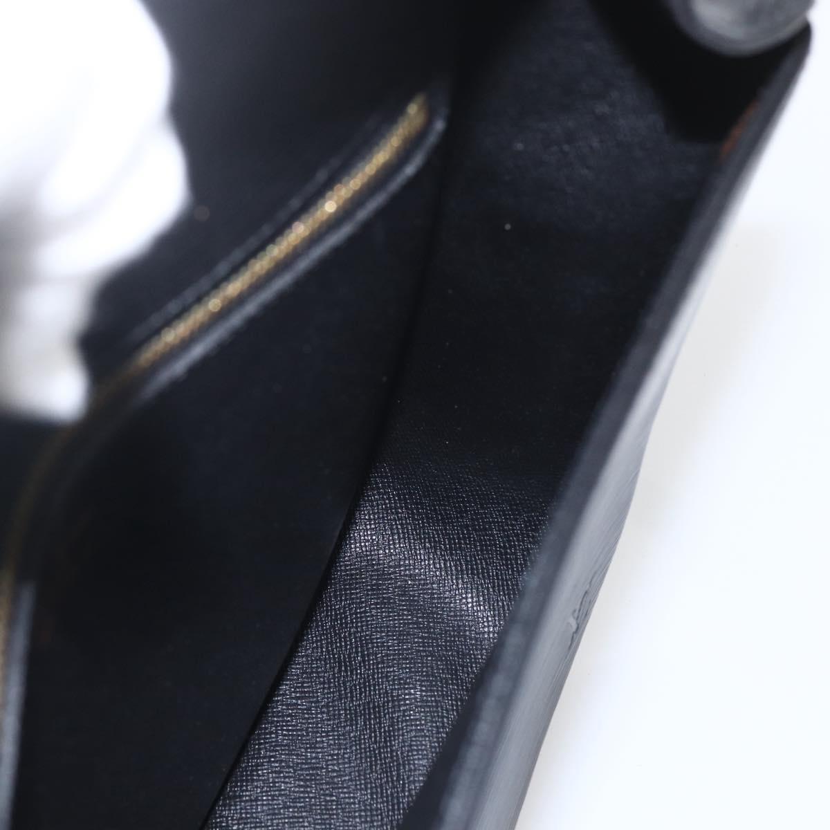 LOUIS VUITTON Epi Saint Cloud GM Shoulder Bag Black Noir M52192 LV Auth 164012