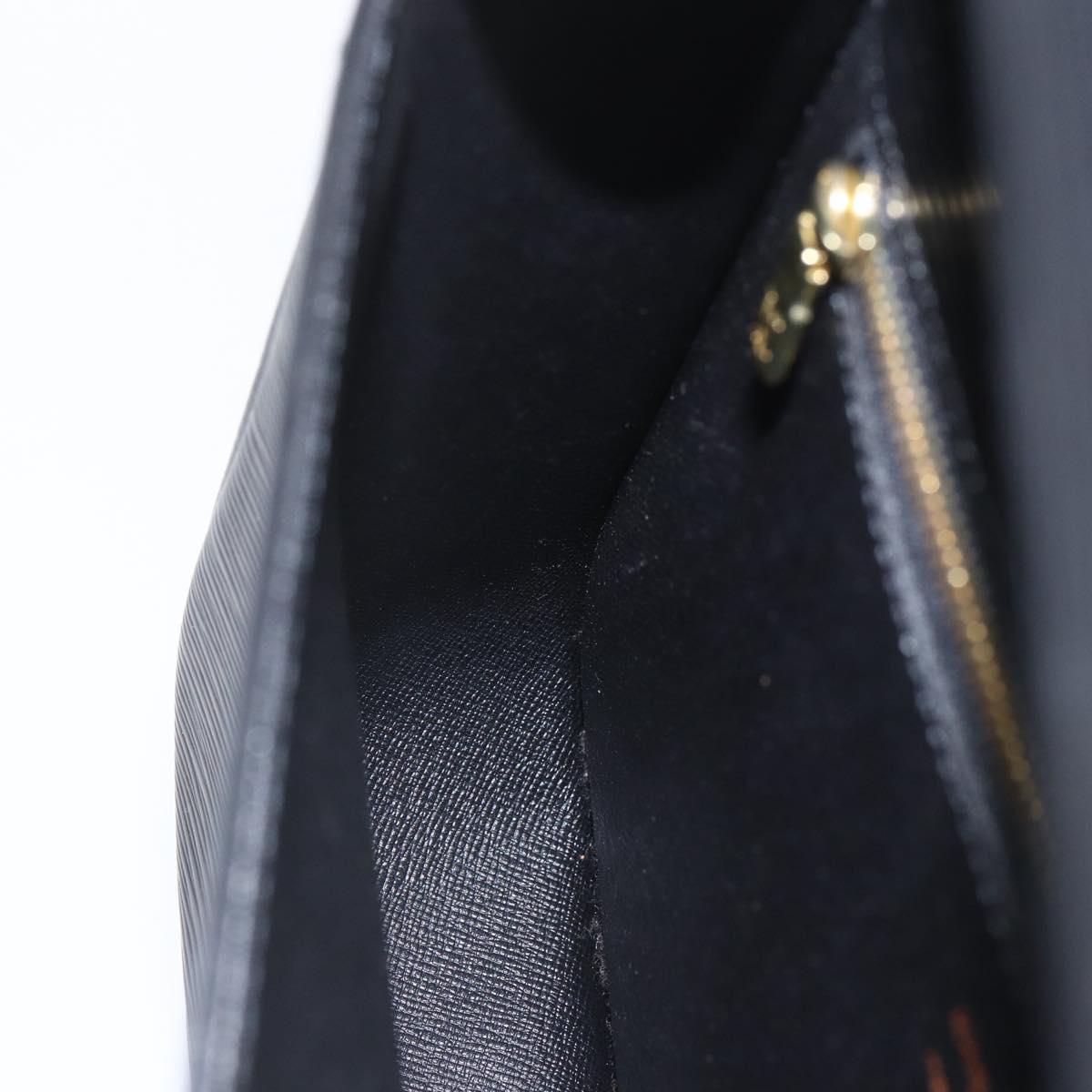 LOUIS VUITTON Epi Saint Cloud GM Shoulder Bag Black Noir M52192 LV Auth 164012