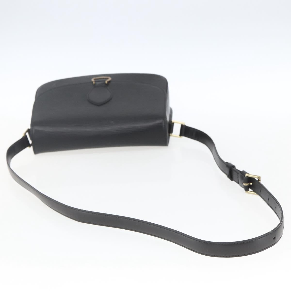 LOUIS VUITTON Epi Saint Cloud GM Shoulder Bag Black Noir M52192 LV Auth 164012