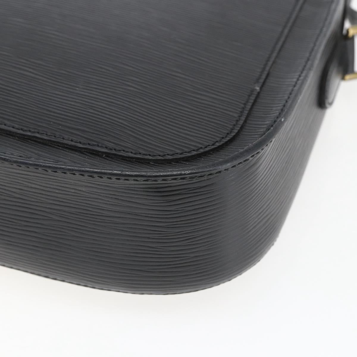 LOUIS VUITTON Epi Saint Cloud GM Shoulder Bag Black Noir M52192 LV Auth 164013A