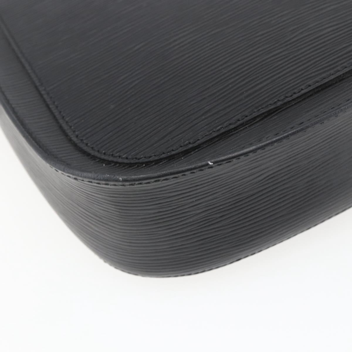 LOUIS VUITTON Epi Saint Cloud GM Shoulder Bag Black Noir M52192 LV Auth 164013A