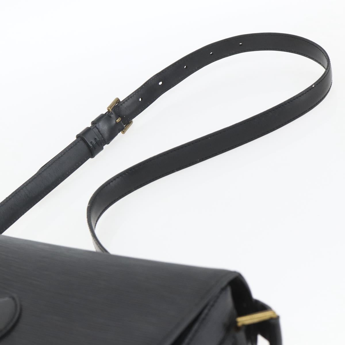 LOUIS VUITTON Epi Saint Cloud GM Shoulder Bag Black Noir M52192 LV Auth 164013A
