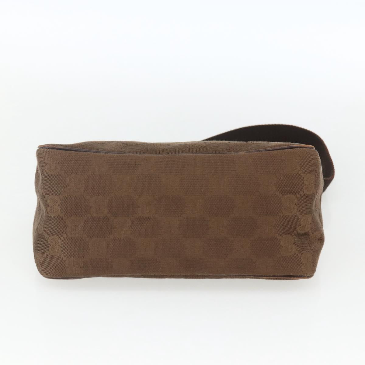 GUCCI GG Canvas Shoulder Bag Brown Gold 106644 Auth 164050