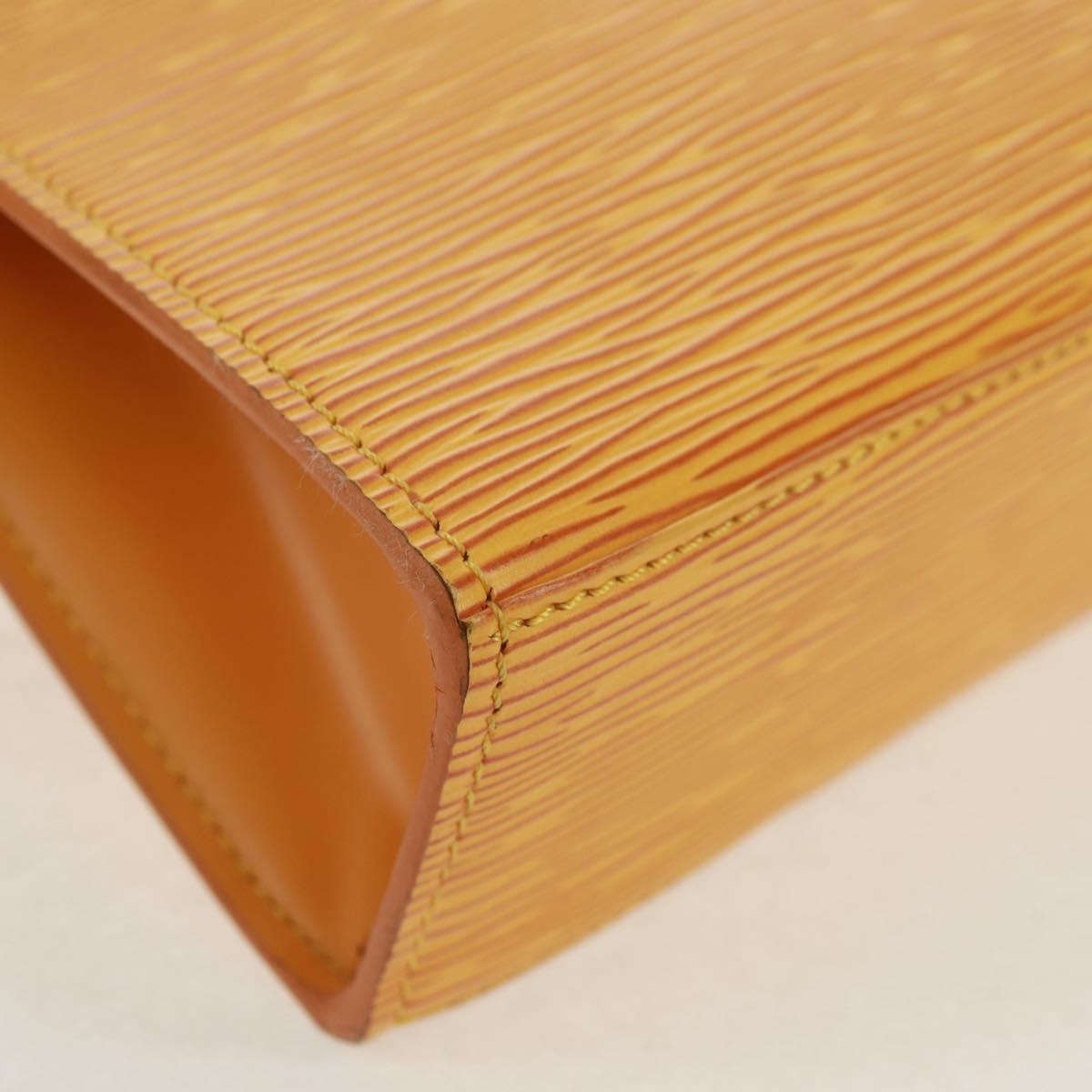 LOUIS VUITTON Epi Malesherbes Hand Bag Tassili Yellow Jonne M52379 Auth 164054A
