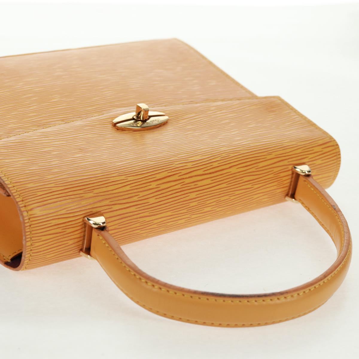 LOUIS VUITTON Epi Malesherbes Hand Bag Tassili Yellow Jonne M52379 Auth 164054A
