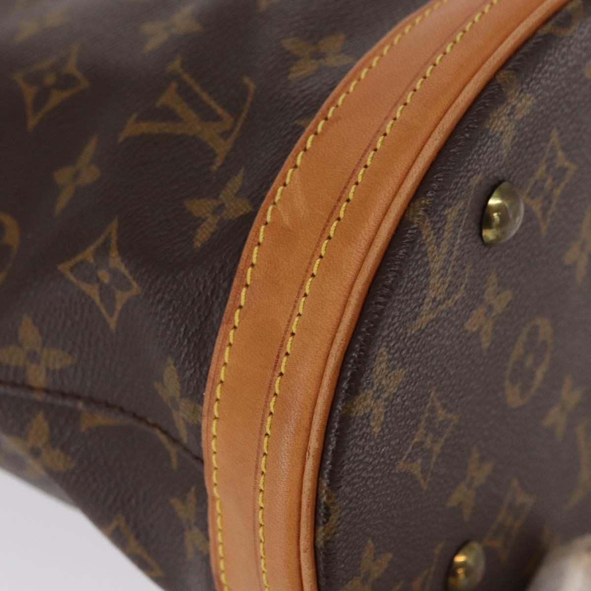 LOUIS VUITTON Monogram Bucket PM Shoulder Bag M42238 LV Auth 164057