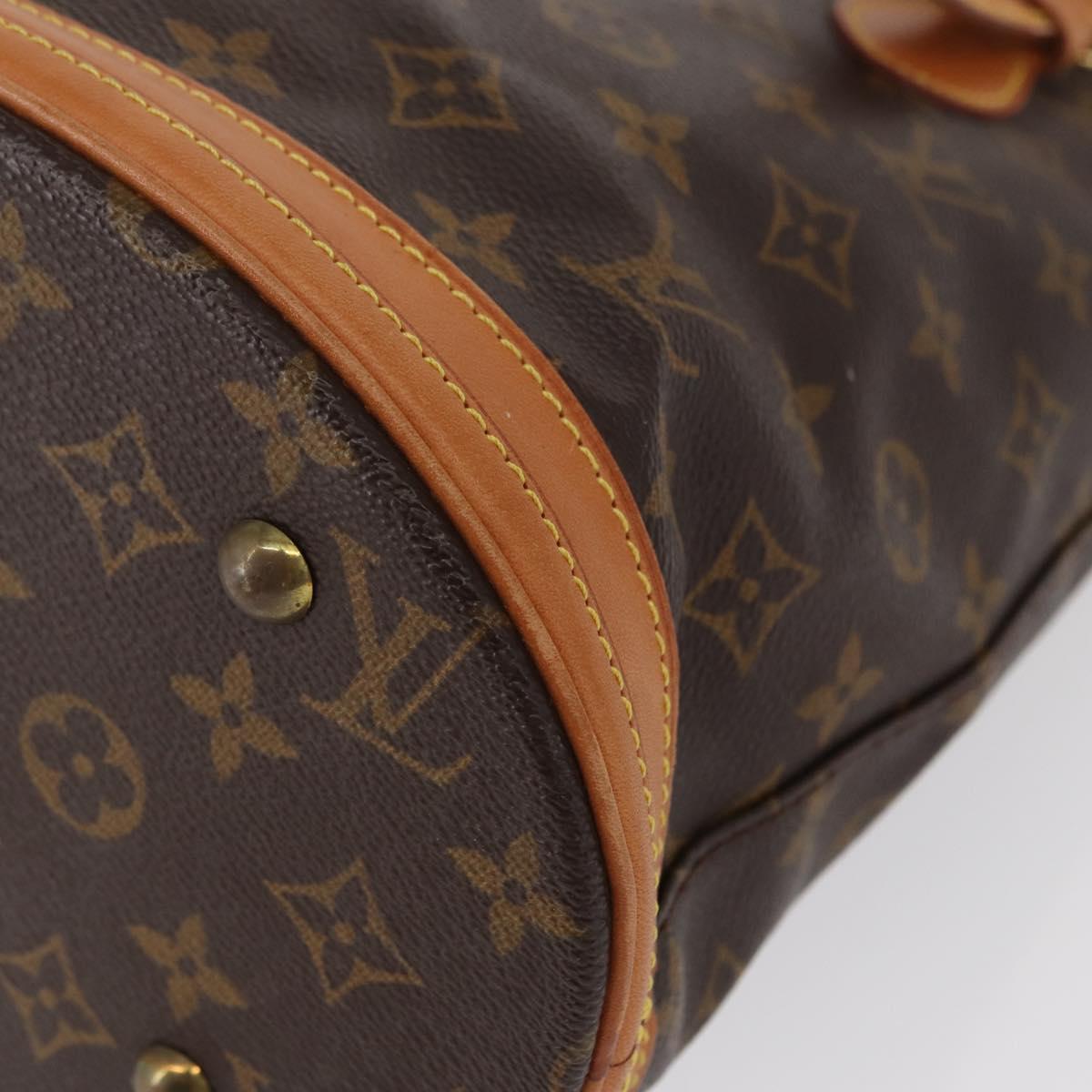 LOUIS VUITTON Monogram Bucket PM Shoulder Bag M42238 LV Auth 164057