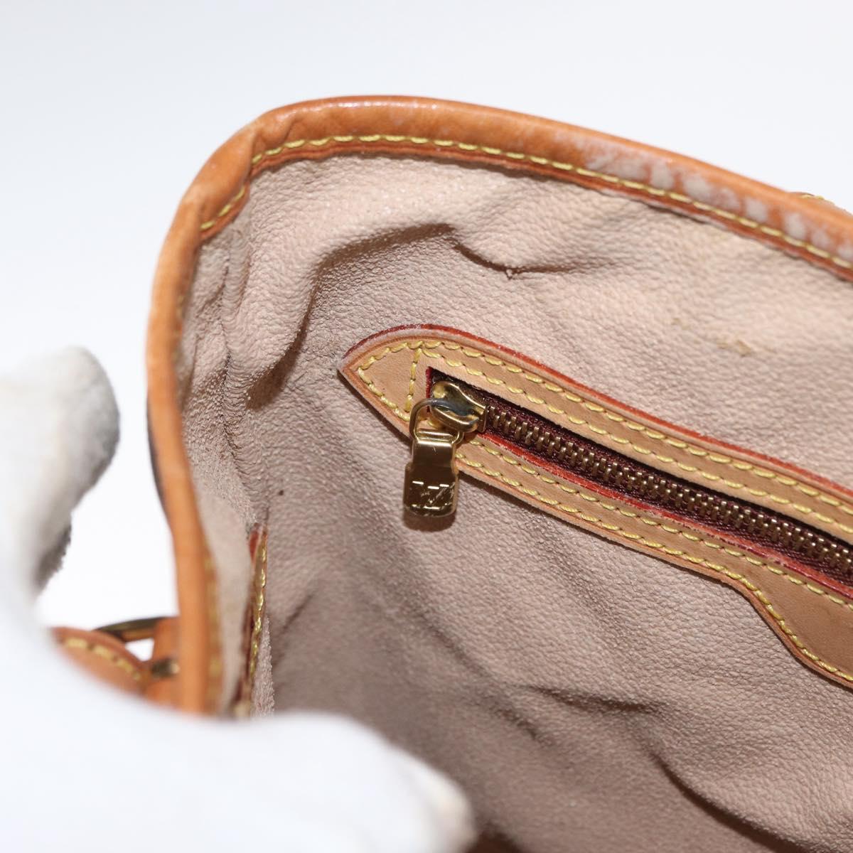 LOUIS VUITTON Monogram Bucket PM Shoulder Bag M42238 LV Auth 164057